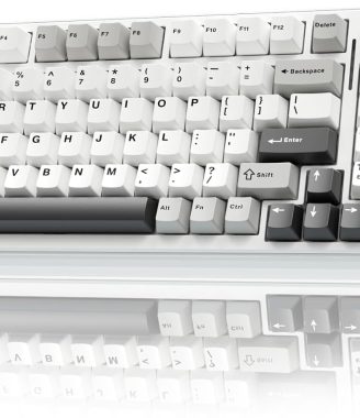 AULA F99 Wireless Mechanical Keyboard,Tri-Mode BT5.0/2.4GHz/USB-C Hot Swappable Custom Keyboard,Pre-lubed Linear Switches,RGB Backlit Computer Gaming Keyboards for PC/Tablet/PS/Xbox